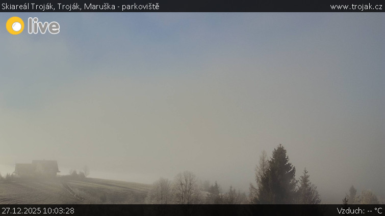 Skiareál Troják - Troják, Maruška - parkoviště - 27.12.2025 v 10:03