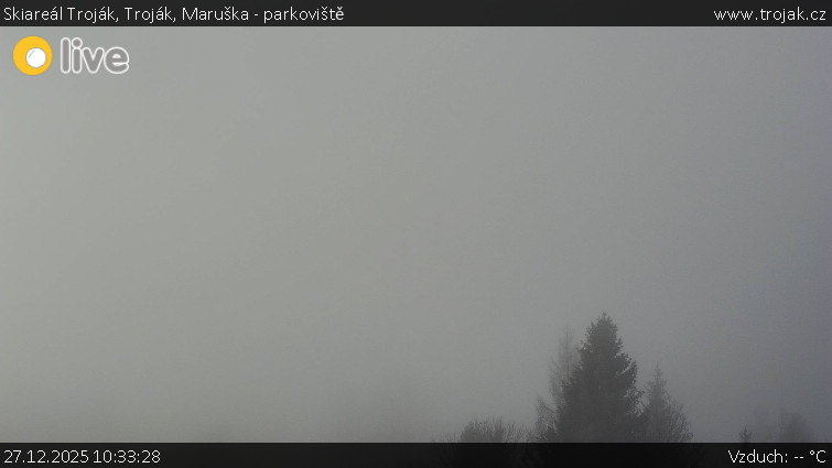 Skiareál Troják - Troják, Maruška - parkoviště - 27.12.2025 v 10:33
