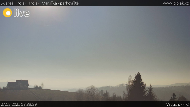 Skiareál Troják - Troják, Maruška - parkoviště - 27.12.2025 v 13:33