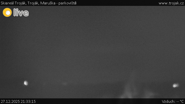 Skiareál Troják - Troják, Maruška - parkoviště - 27.12.2025 v 21:33