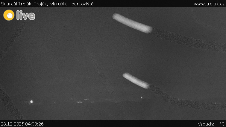 Skiareál Troják - Troják, Maruška - parkoviště - 28.12.2025 v 04:03