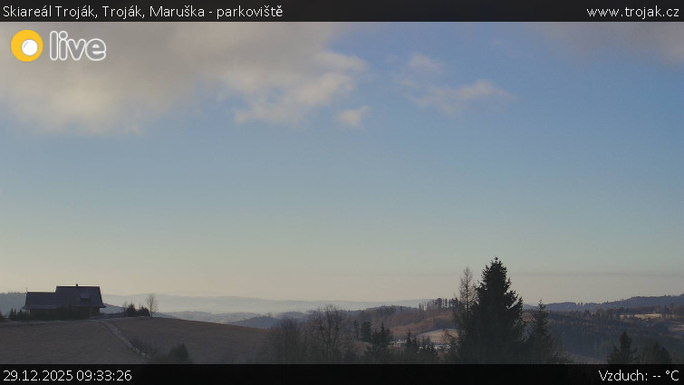 Skiareál Troják - Troják, Maruška - parkoviště - 29.12.2025 v 09:33