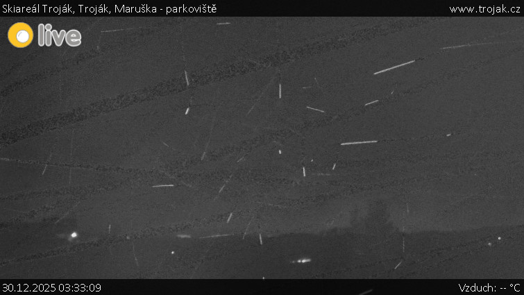 Skiareál Troják - Troják, Maruška - parkoviště - 30.12.2025 v 03:33