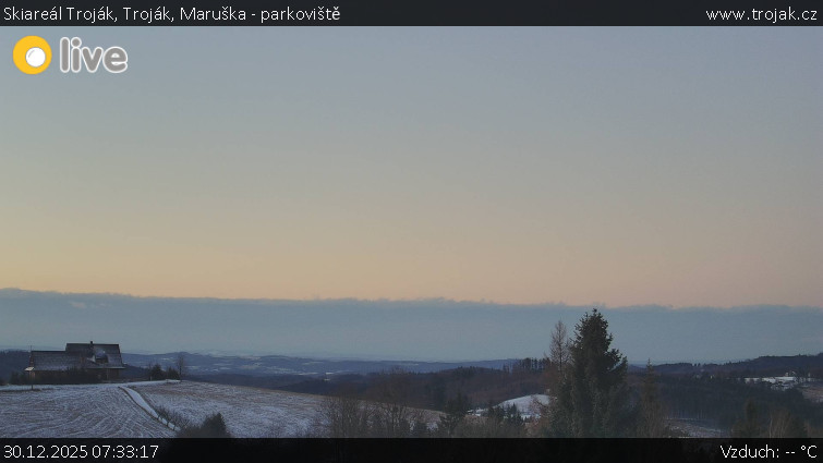 Skiareál Troják - Troják, Maruška - parkoviště - 30.12.2025 v 07:33