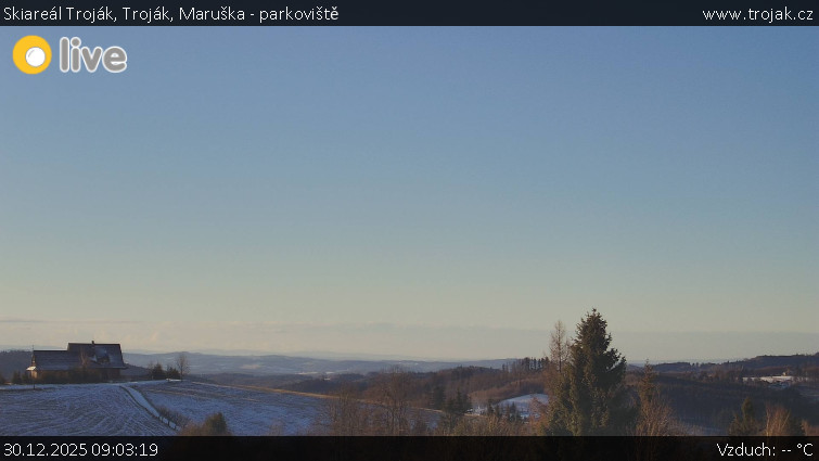 Skiareál Troják - Troják, Maruška - parkoviště - 30.12.2025 v 09:03