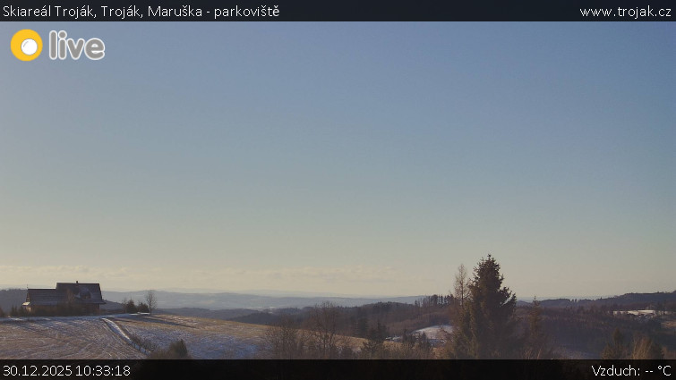 Skiareál Troják - Troják, Maruška - parkoviště - 30.12.2025 v 10:33