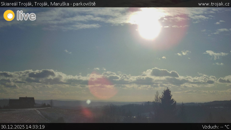 Skiareál Troják - Troják, Maruška - parkoviště - 30.12.2025 v 14:33
