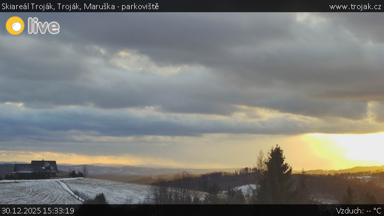 Skiareál Troják - Troják, Maruška - parkoviště - 30.12.2025 v 15:33