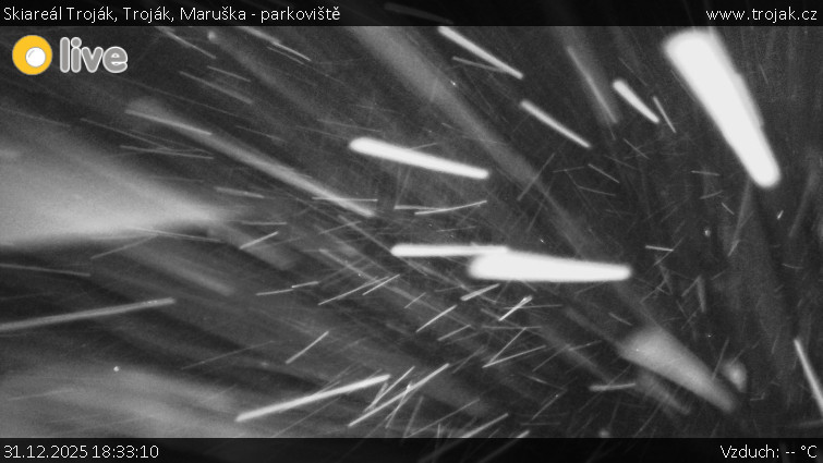 Skiareál Troják - Troják, Maruška - parkoviště - 31.12.2025 v 18:33