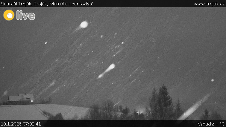 Skiareál Troják - Troják, Maruška - parkoviště - 10.1.2026 v 07:02