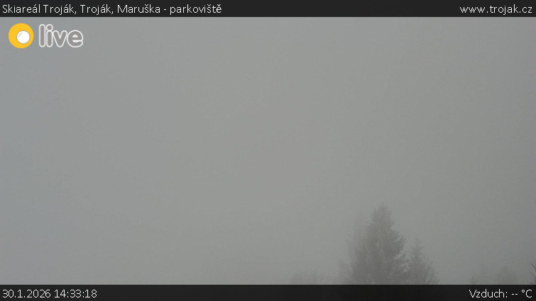 Skiareál Troják - Troják, Maruška - parkoviště - 30.1.2026 v 14:33