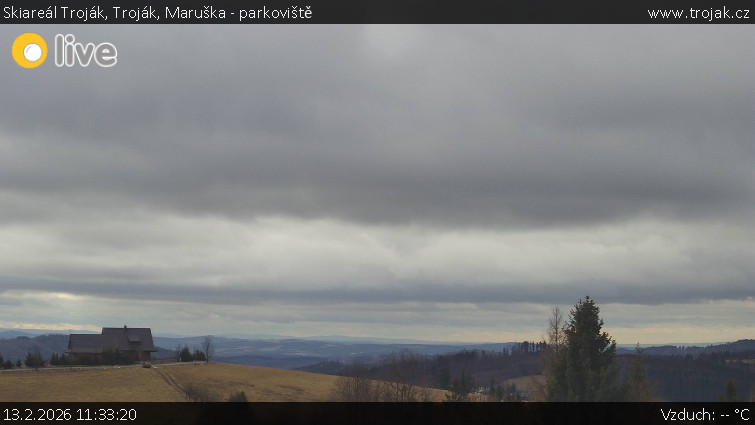 Skiareál Troják - Troják, Maruška - parkoviště - 13.2.2026 v 11:33