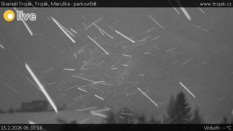 Skiareál Troják - Troják, Maruška - parkoviště - 15.2.2026 v 06:33