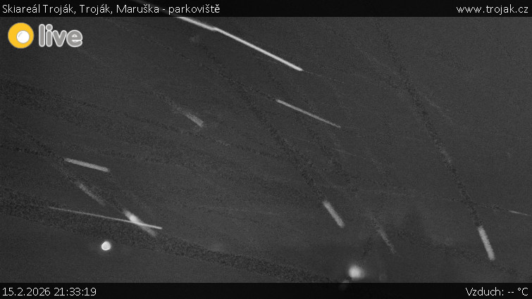Skiareál Troják - Troják, Maruška - parkoviště - 15.2.2026 v 21:33