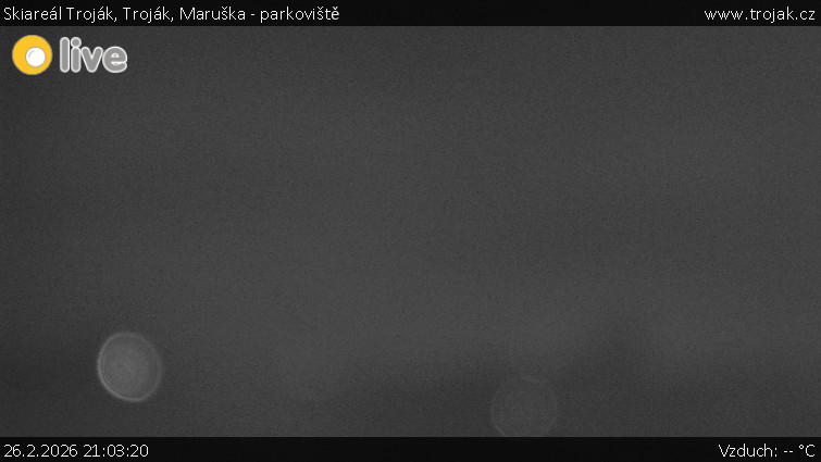 Skiareál Troják - Troják, Maruška - parkoviště - 26.2.2026 v 21:03