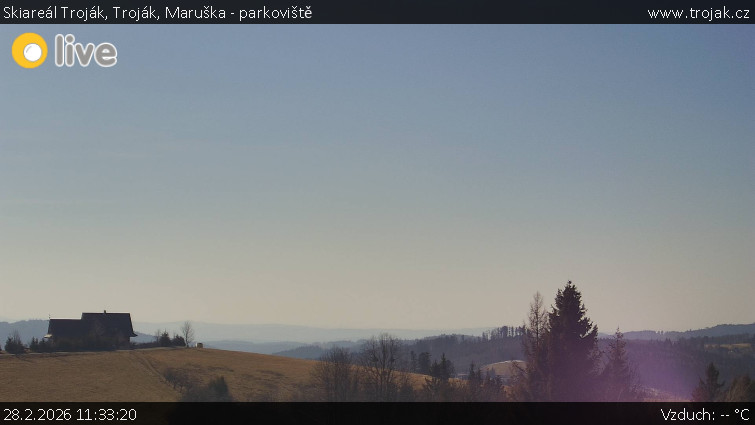 Skiareál Troják - Troják, Maruška - parkoviště - 28.2.2026 v 11:33