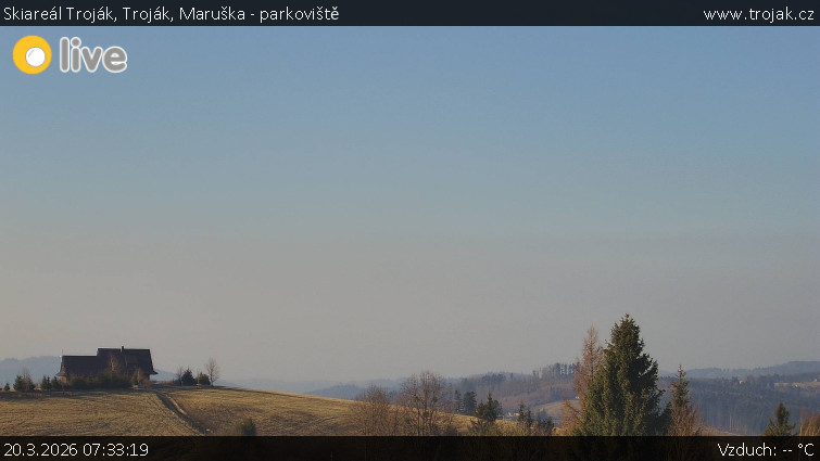 Skiareál Troják - Troják, Maruška - parkoviště - 20.3.2026 v 07:33