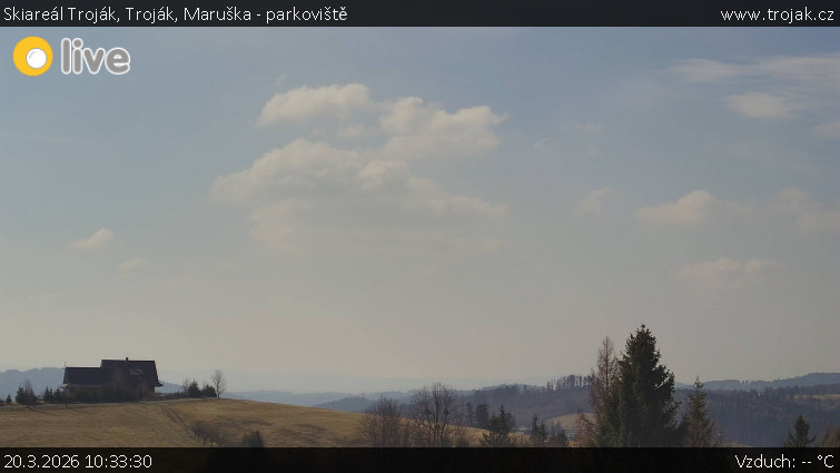 Skiareál Troják - Troják, Maruška - parkoviště - 20.3.2026 v 10:33