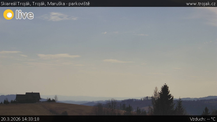Skiareál Troják - Troják, Maruška - parkoviště - 20.3.2026 v 14:33