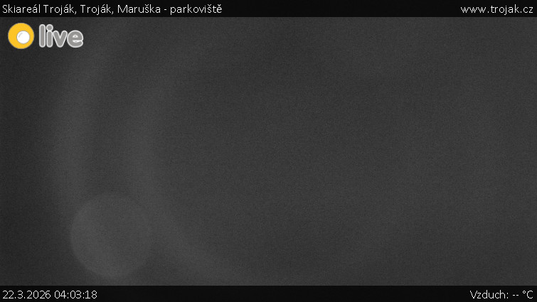 Skiareál Troják - Troják, Maruška - parkoviště - 22.3.2026 v 04:03