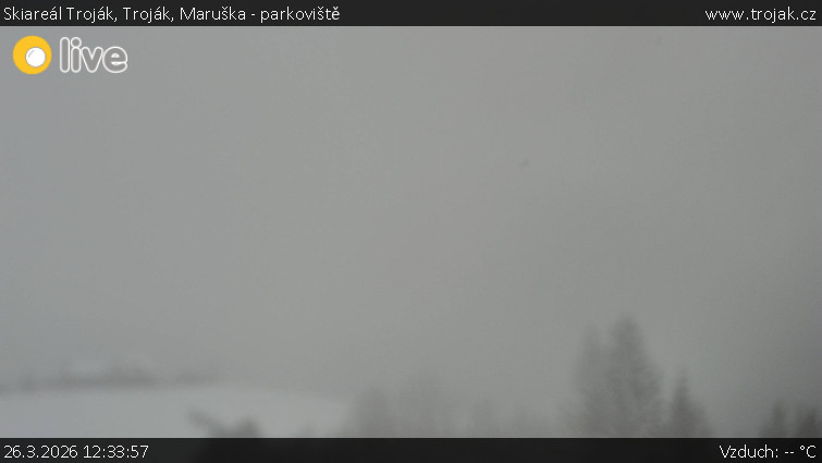 Skiareál Troják - Troják, Maruška - parkoviště - 26.3.2026 v 12:33
