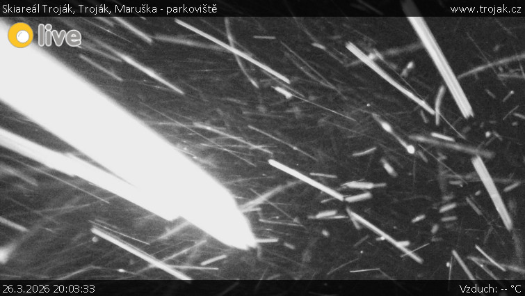 Skiareál Troják - Troják, Maruška - parkoviště - 26.3.2026 v 20:03