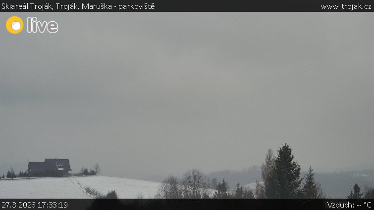 Skiareál Troják - Troják, Maruška - parkoviště - 27.3.2026 v 17:33