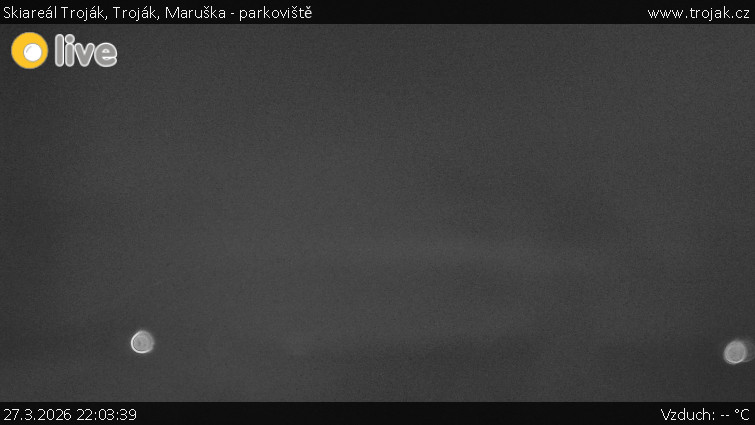 Skiareál Troják - Troják, Maruška - parkoviště - 27.3.2026 v 22:03