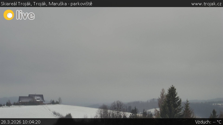 Skiareál Troják - Troják, Maruška - parkoviště - 28.3.2026 v 10:04
