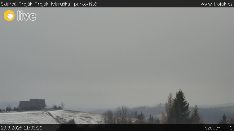 Skiareál Troják - Troják, Maruška - parkoviště - 29.3.2026 v 11:03