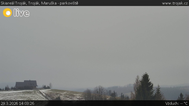 Skiareál Troják - Troják, Maruška - parkoviště - 29.3.2026 v 14:03