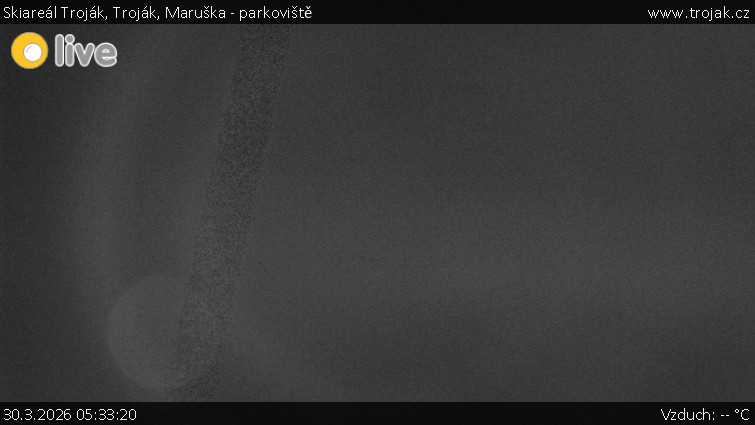 Skiareál Troják - Troják, Maruška - parkoviště - 30.3.2026 v 05:33