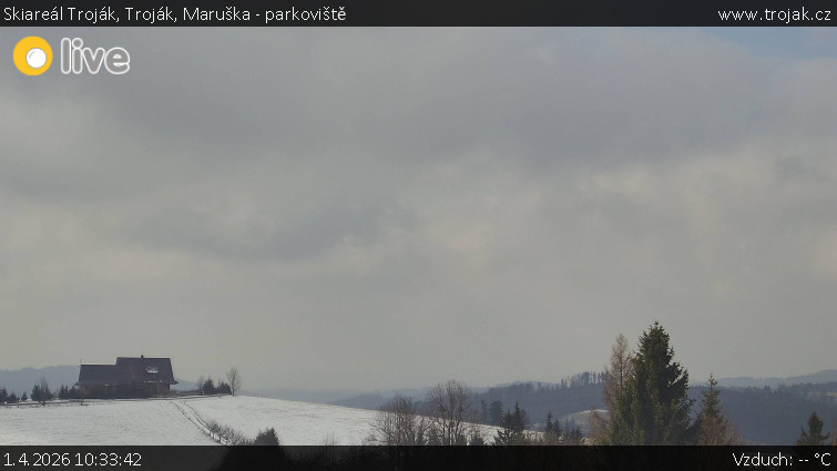 Skiareál Troják - Troják, Maruška - parkoviště - 1.4.2026 v 10:33