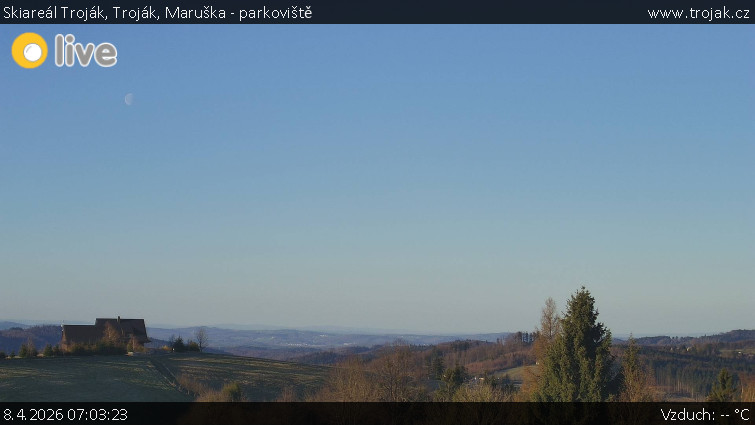 Skiareál Troják - Troják, Maruška - parkoviště - 8.4.2026 v 07:03