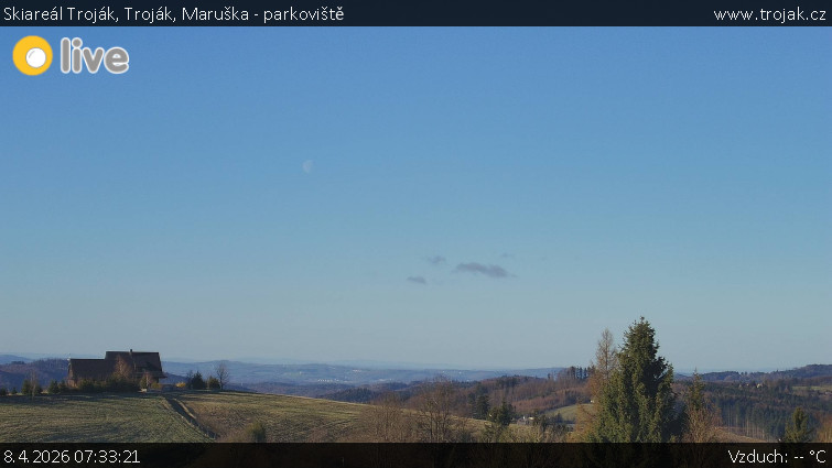 Skiareál Troják - Troják, Maruška - parkoviště - 8.4.2026 v 07:33