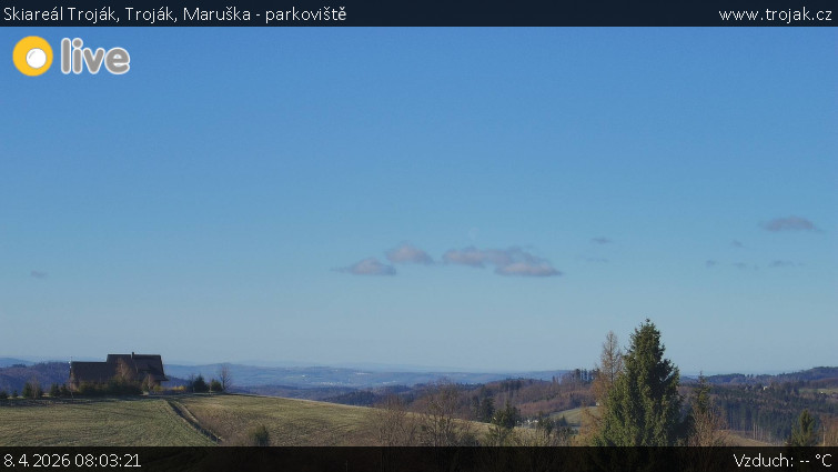 Skiareál Troják - Troják, Maruška - parkoviště - 8.4.2026 v 08:03