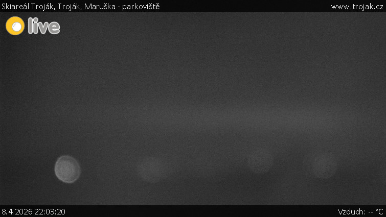 Skiareál Troják - Troják, Maruška - parkoviště - 8.4.2026 v 22:03