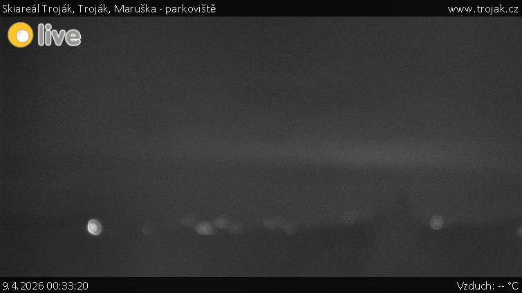 Skiareál Troják - Troják, Maruška - parkoviště - 9.4.2026 v 00:33