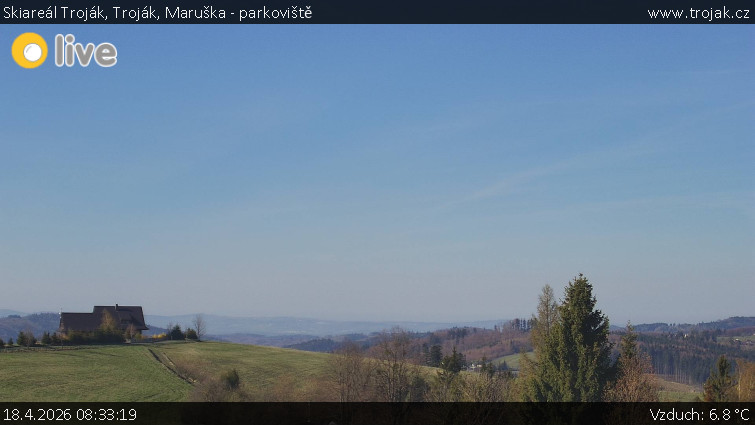 Skiareál Troják - Troják, Maruška - parkoviště - 18.4.2026 v 08:33