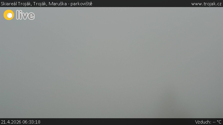 Skiareál Troják - Troják, Maruška - parkoviště - 21.4.2026 v 06:33