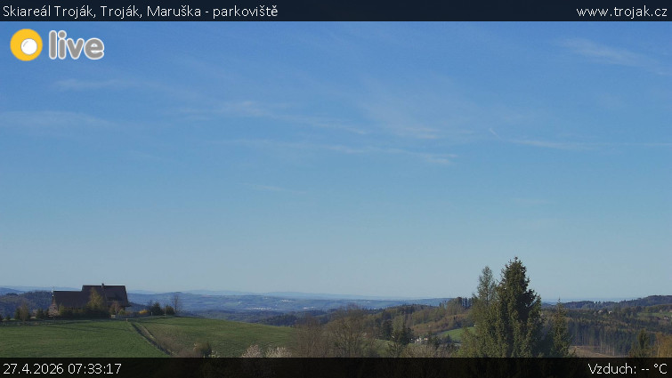Skiareál Troják - Troják, Maruška - parkoviště - 27.4.2026 v 07:33