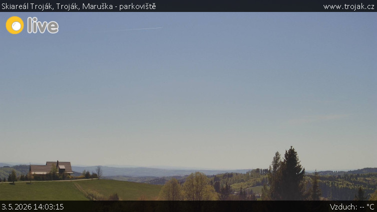 Skiareál Troják - Troják, Maruška - parkoviště - 3.5.2026 v 14:03