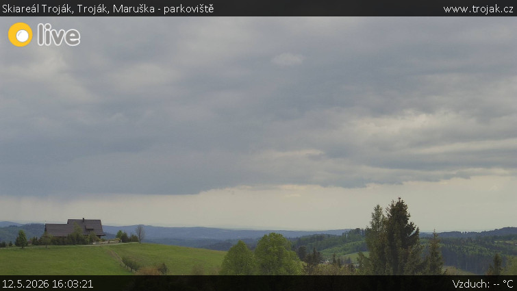 Skiareál Troják - Troják, Maruška - parkoviště - 12.5.2026 v 16:03