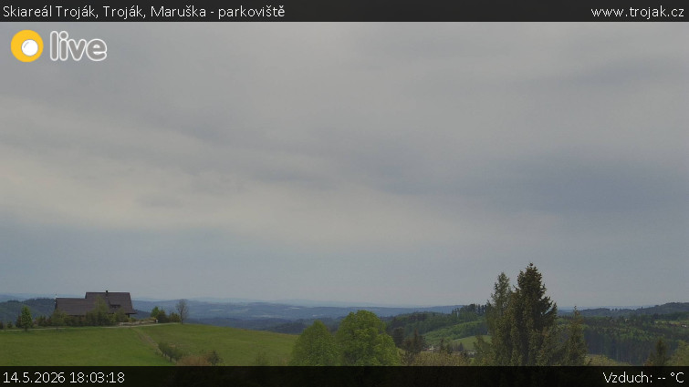 Skiareál Troják - Troják, Maruška - parkoviště - 14.5.2026 v 18:03