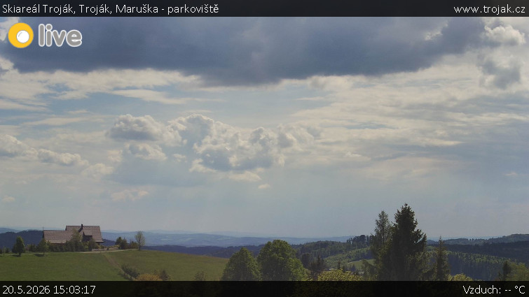 Skiareál Troják - Troják, Maruška - parkoviště - 20.5.2026 v 15:03