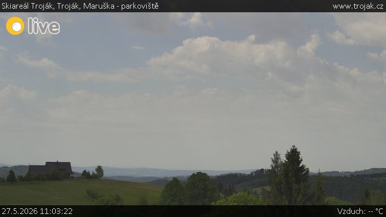 Skiareál Troják - Troják, Maruška - parkoviště - 27.5.2026 v 11:03