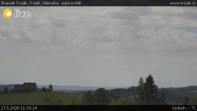 Skiareál Troják - Troják, Maruška - parkoviště - 27.5.2026 v 11:33