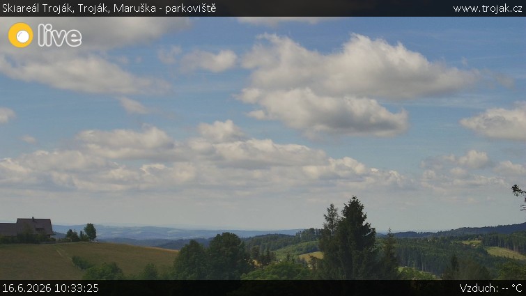 Skiareál Troják - Troják, Maruška - parkoviště - 16.6.2026 v 10:33