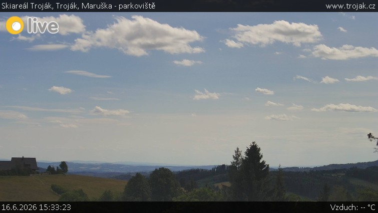 Skiareál Troják - Troják, Maruška - parkoviště - 16.6.2026 v 15:33