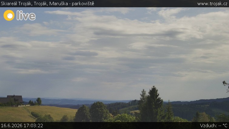 Skiareál Troják - Troják, Maruška - parkoviště - 16.6.2026 v 17:03
